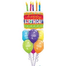 Birthday Cake Balloon Gift